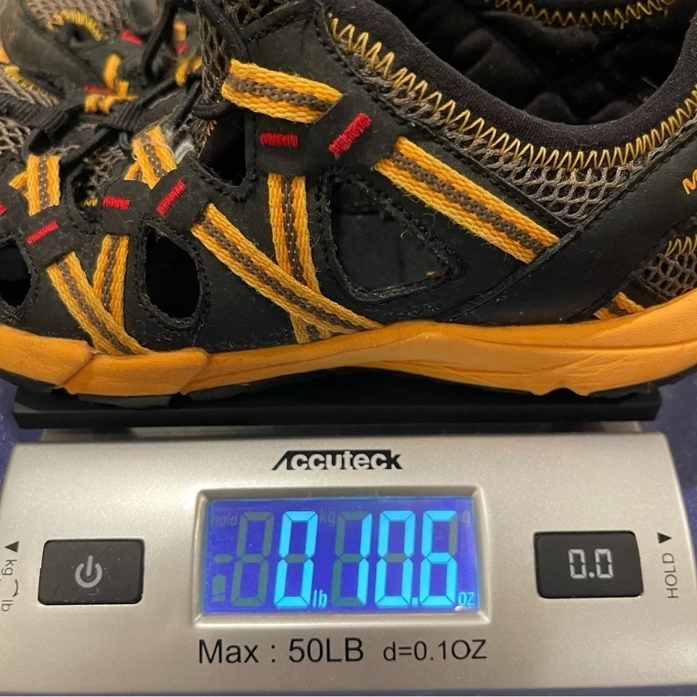 Merrell Water Sandals Kids 2M Hydro Choprock Black Yellow waterproof Hiking